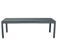 Fermob Table Ribambelle - 26 gris orage - 2 Rallonges