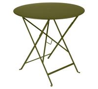 FERMOB-Table ronde pliante en acier Bistro Fermob - diamètre 77 x 74 cm Pesto