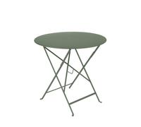 Table de jardin pliante Fermob Bistro acier cactus diam.77 cm, H.74 cm
