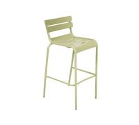 Fermob Tabouret de bar LUXEMBOURG avec dossier - 65 vert tilleul