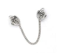 Fermoir à chaîne vintage pour pull châle cardigan à la mode pour femmes, fermeture de vêtements d'affaires, réunion, bijoux polyvalents, taille unique, Comme décrit