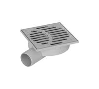 Fermoir ABS orientable DAKOTA 150 x 150 cm avec grille en acier