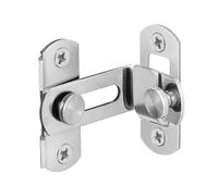 Fermoir armoire maison chaîne loquet en acier inoxydable bouton coulissant Push Pull serrure de porte 90 degrés outils de sécurité changement d'hôtel(201)