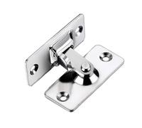Fermoir armoire maison chaîne loquet en acier inoxydable bouton coulissant Push Pull serrure de porte 90 degrés outils de sécurité changement d'hôtel(304)