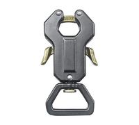 Fermoir de laisse pour chien, clips de verrouillage en alliage de zinc, fournitures de collier pour chiot, boucle de chaîne robuste pour la marche, la randonnée, les activités de plein air, le camping