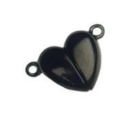 Fermoir en forme de cœur pour la fabrication de bijoux en acier inoxydable - Solution de fixation robuste - Cadeaux pour couples - Fermoir à breloques antirouille