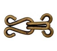 Fermoir Fourrure Laiton vieilli 30 mm X 2 - Union Knopf(...) - Marron Marron G