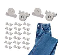 Fermoir magnétique - 20 pièces Clip de sac sans | Multifonction Metal Hidden Boutons pour portefeuilles Sacs en cuir Vêtements et bricolage Crafts | NO-SOURCE MANDE MAGNETIIC SETT POUR LE
