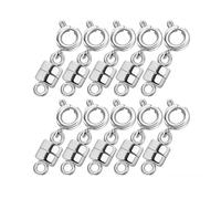 Fermoir Magnetique Fermoirs magnétiques for colliers, fermoirs à double ouverture, rallonges de bracelet for convertisseurs de bijoux, connecteurs de fermoir(Sbs10pcs)