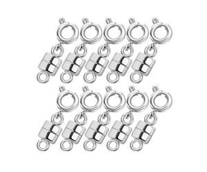 Fermoir Magnetique Fermoirs magnétiques for colliers, fermoirs à double ouverture, rallonges de bracelet for convertisseurs de bijoux, connecteurs de fermoir(Sbs10pcs)
