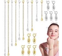 Fermoir magnétique pour collier - Artisanat et accessoires pour la fabrication de bracelets de chaîne, réparation de remplacement pour usage , collier de cheville, collier ras du cou