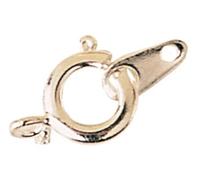 Fermoir ressort 16 mm Argenté 10 pièces