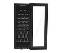 Fermoirper Compressor - Cave à vin 90L - 30 bouteilles Petite cave à vin avec panneau tactile LED - Anti-UV - Plage de température de refroidissement : 12-18 °C