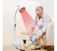 Fermoirper Lampe Infrarouge Chauffante incandescent,Station Debout Lampe à Chaleur Thérapie Lumière pour Salon de beauté et usage domestique 220V 275W 1 pièce