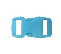 Fermoirs Clips Plastique (Idéal Créacord) 3 X 1,5cm Bleu X10