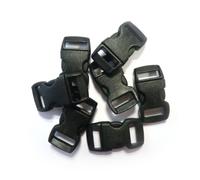 Fermoirs Clips Plastique (Idéal Créacord) 3 X 1,5cm Noir X100