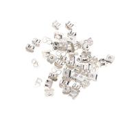 Fermoirs de boucles d'oreilles papillon en métal de rechange pour tiges de boucles d'oreilles sécurisées Locki pour fabrication de bijoux