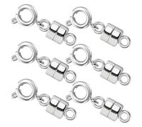 Fermoirs magnétiques pour bijoux, fermoirs magnétiques pour colliers, bracelets prolongés, boucles et fermoirs, 6 convertisseurs en alliage magnétique puissant, accessoires de mode pour la fabrication