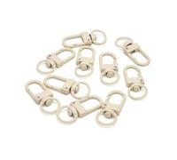 Fermoirs Mousqueton Fermoirs à griffes de homard colorés, 100 pièces | Crochets de porte-clés pivotants avec anneaux, connecteur de sangle for accessoires de bricolage