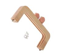 Fermoirs rétro pour cadre de sac à main, cadre en bois, fermoir à baiser, fournitures pour la fabrication de fermoirs de portefeuille à faire soi-même, a, One Size