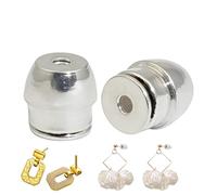 Fermoirs Sécurisés pour Boucles d'Oreilles - 2 Pièces à Boucle | Avec Couvercle De Sécurité Adapté Aux Aiguilles 0.9-1.2mm | Pour Femmes, Adolescente, Mère, Peau Sensible