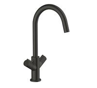 Fern Easyfit Mitigeur Robinetterie Monocommande pour Évier Noir