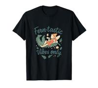 Fern-tastic Vibes Only Cottagecore Forest Fairy Design T-Shirt