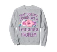Fernanda Personalized Cute Flower Girls Fernanda Name Sweatshirt