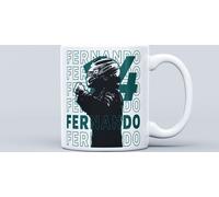 Fernando Alonso Tasse avec motif F1, Tasse Formule 1, Tasse pilote F1, cadeau pour F1, cadeau Formule 1