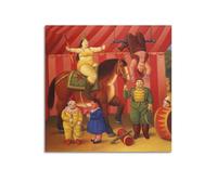 Fernando Botero - Impression sur toile - Décoration d'intérieur - 50 x 50 cm