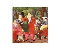 Fernando Botero Poster artistique sur toile 30 x 30 cm