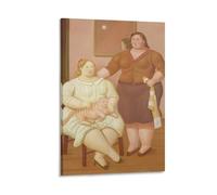 Fernando Botero Poster de grandes personnes (10) - Impression sur toile - Affiches d'œuvres d'art - Esthétique pour chambre - 50,8 x 76,2 cm