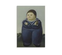 Fernando Botero Poster de grandes personnes (17) - Art mural - Impression sur toile - Affiches d'œuvres d'art pour décoration de chambre - 40,6 x 61 cm