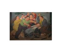 Fernando Botero Poster de grandes personnes (20) - Impression sur toile - Affiches d'œuvres d'art - Esthétique pour chambre - 30,5 x 45,7 cm