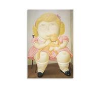 Fernando Botero Poster de grandes personnes (31) - Impression sur toile - Affiches d'œuvres d'art - Esthétique pour chambre - 61 x 91,4 cm