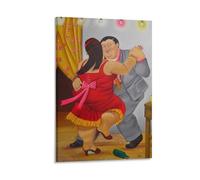 Fernando Botero Poster de personnes (15) - Impression sur toile - Affiches d'œuvres d'art - Esthétique pour chambre - 20,3 x 30,5 cm