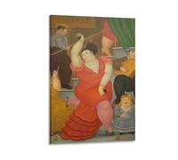 Fernando Botero Poster de personnes (8) - Impression sur toile - Affiches d'œuvres d'art - Esthétique pour chambre - 61 x 91,4 cm