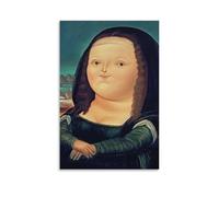 Fernando Botero Poster d'œuvres d'art sur toile Décoration murale d'intérieur moderne 30 x 45 cm