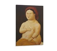 Fernando Botero Poster grand personnage (12) œuvres d'art imprimé sur toile Décoration d'intérieur 60 x 91,4 cm