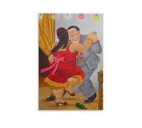 Fernando Botero Poster grand personnage (15) Œuvres d'art Impression sur toile Décoration d'intérieur 30,5 x 45,7 cm