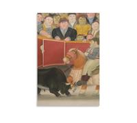 Fernando Botero Poster grand personnage (18) œuvres d'art imprimé sur toile Décoration d'intérieur 30,5 x 45,7 cm