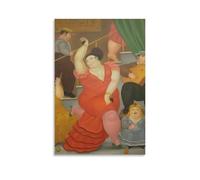 Fernando Botero Poster grand personnage (8) Œuvres d'art Impression sur toile Décoration d'intérieur 40,6 x 61 cm
