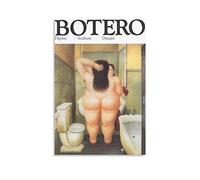 Fernando Botero Poster sur toile pour décoration de chambre à coucher 50 x 75 cm