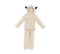 FerneeButy Costume d'agneau pour Enfants - Déguisement de Mouton Doux et Mignon - Blanc - Pour Fêtes d'année et Carnaval- S