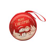 FerneeButy Porte-Monnaie de Noël Mini Pochette pour Bijoux et Petits Objets - Pochette Compacte Tendance pour Fêtes d'enfants et Arbre Elfique- Vieux Bonhomme de Neige