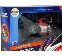 Ferngesteuertes Motorrad R/C 2.4G Reichweite 35m rot - (Spielzeug, ferngesteuert)