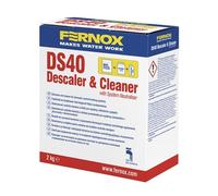 Fernox DS40 ontkalker reiniger 15 kg rood poeder system neutraliser 500 ml vloeibaar huishoudelijke CV installaties en warmtewisselaars 62475