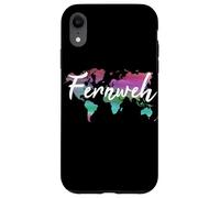 Fernweh Carte du Monde pour Voyageur Coque pour iPhone XR