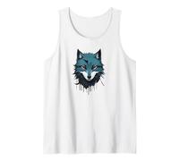 Féroce Wolf Yeux Rouges Débardeur