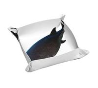 Ferocious Shark Plateau de rangement en cuir pour porte-clés, pièces de monnaie, montres, boucles d'oreilles et autres accessoires, indispensable pour la maison